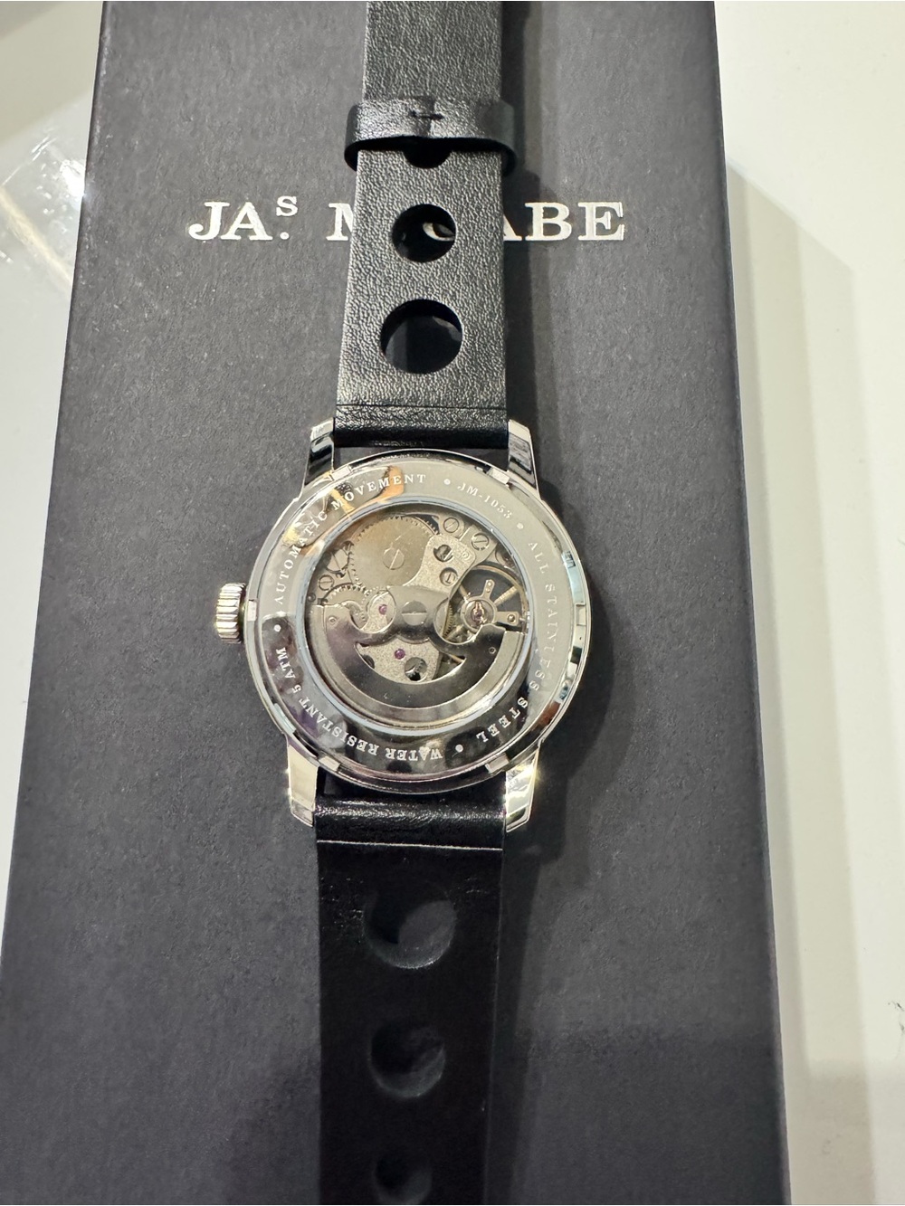 James McCabe Rally Automatic Skeleton Watch - Picture 2 of 3